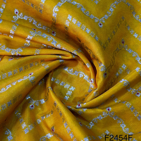 Silk Brocade Fabric-F2454